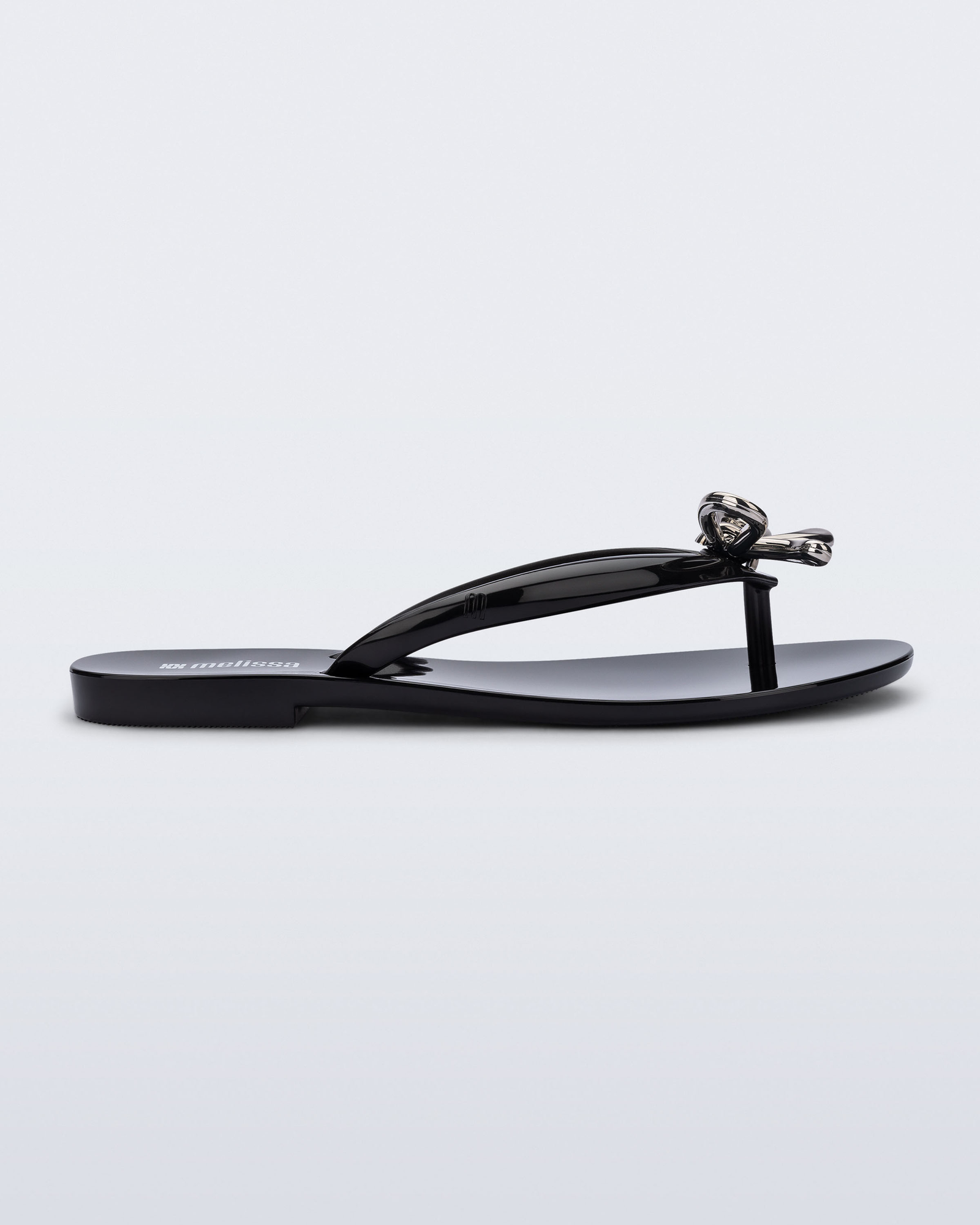 Womens | Harmonic Iris Flip Flop | Black/Silver