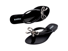 Womens | Harmonic Iris Flip Flop | Black/Silver