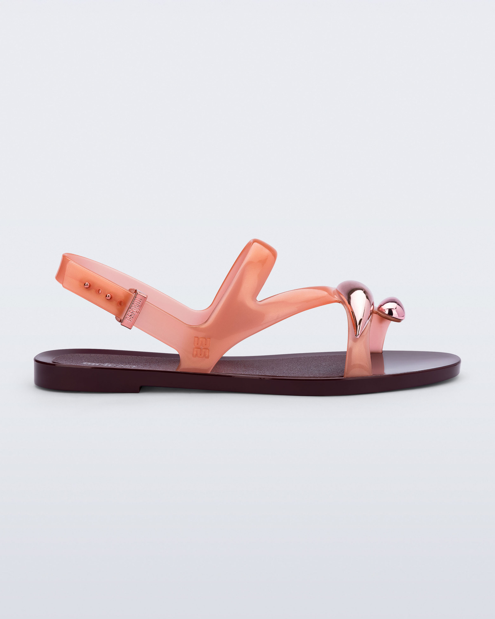 Womens | Iris Sandal | Burgundy/Orange