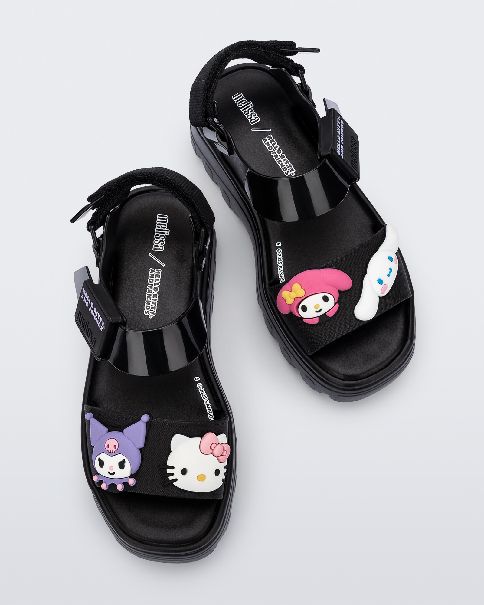 Womens | Kick Off and Hello Kitty Sandal | Black