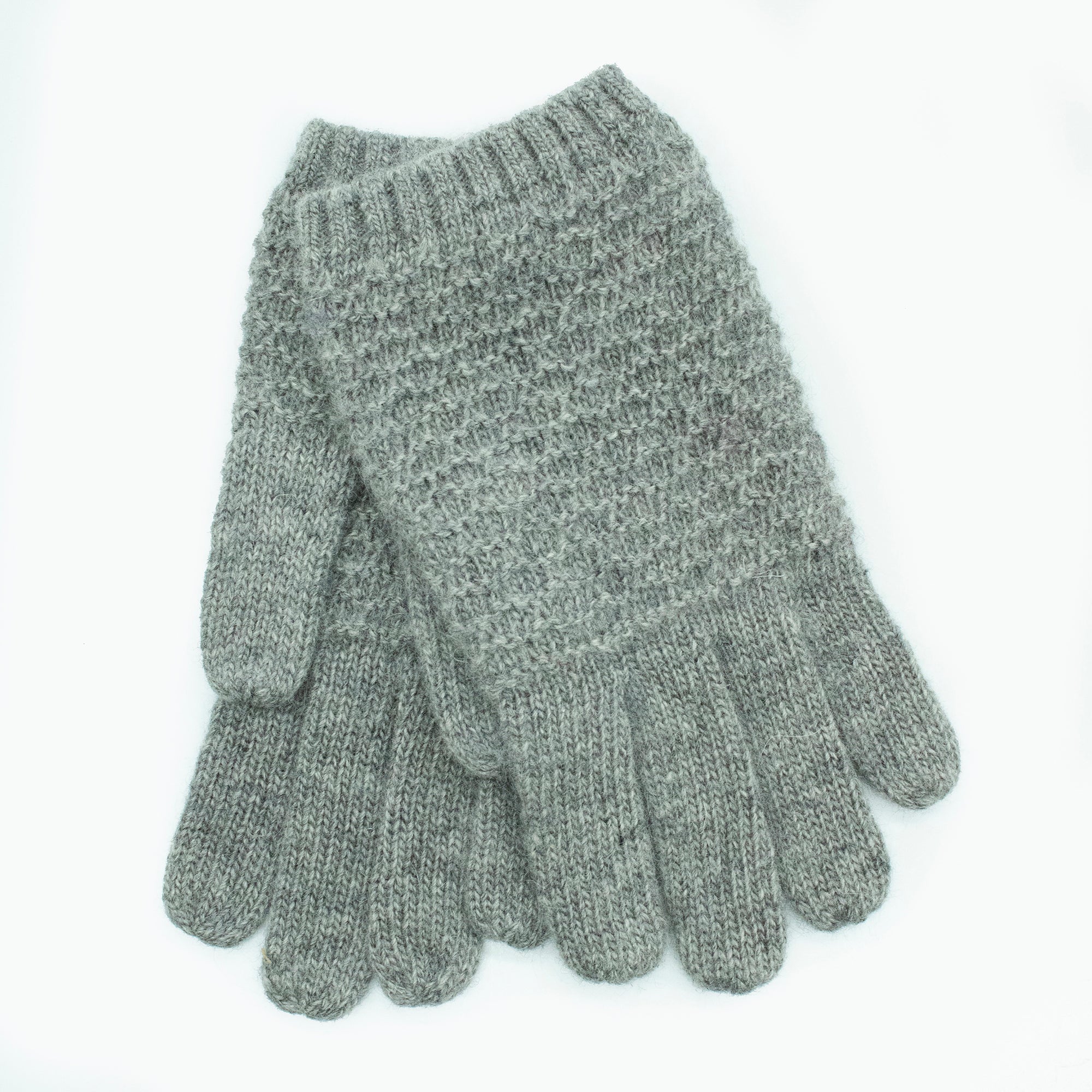 Kids | Stitched Gloves | Light Grey