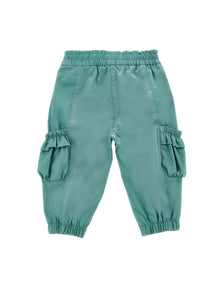 Girls | Levantine Stretch Jogger | Sage Green