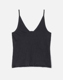 Hanes Sheer Spaghetti Strap Tank | Black