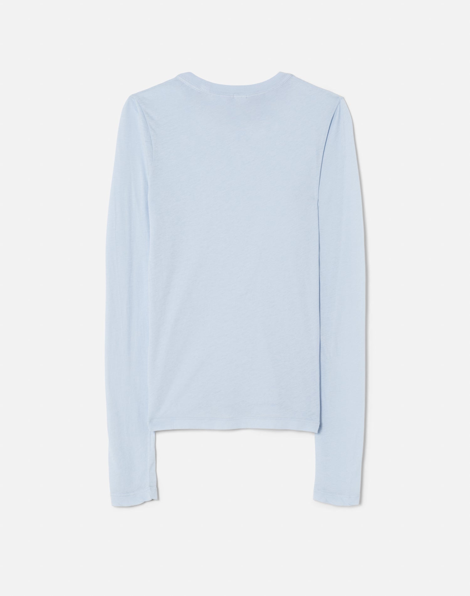 Hanes Sheer Long Sleeve Tee | Baby Blue