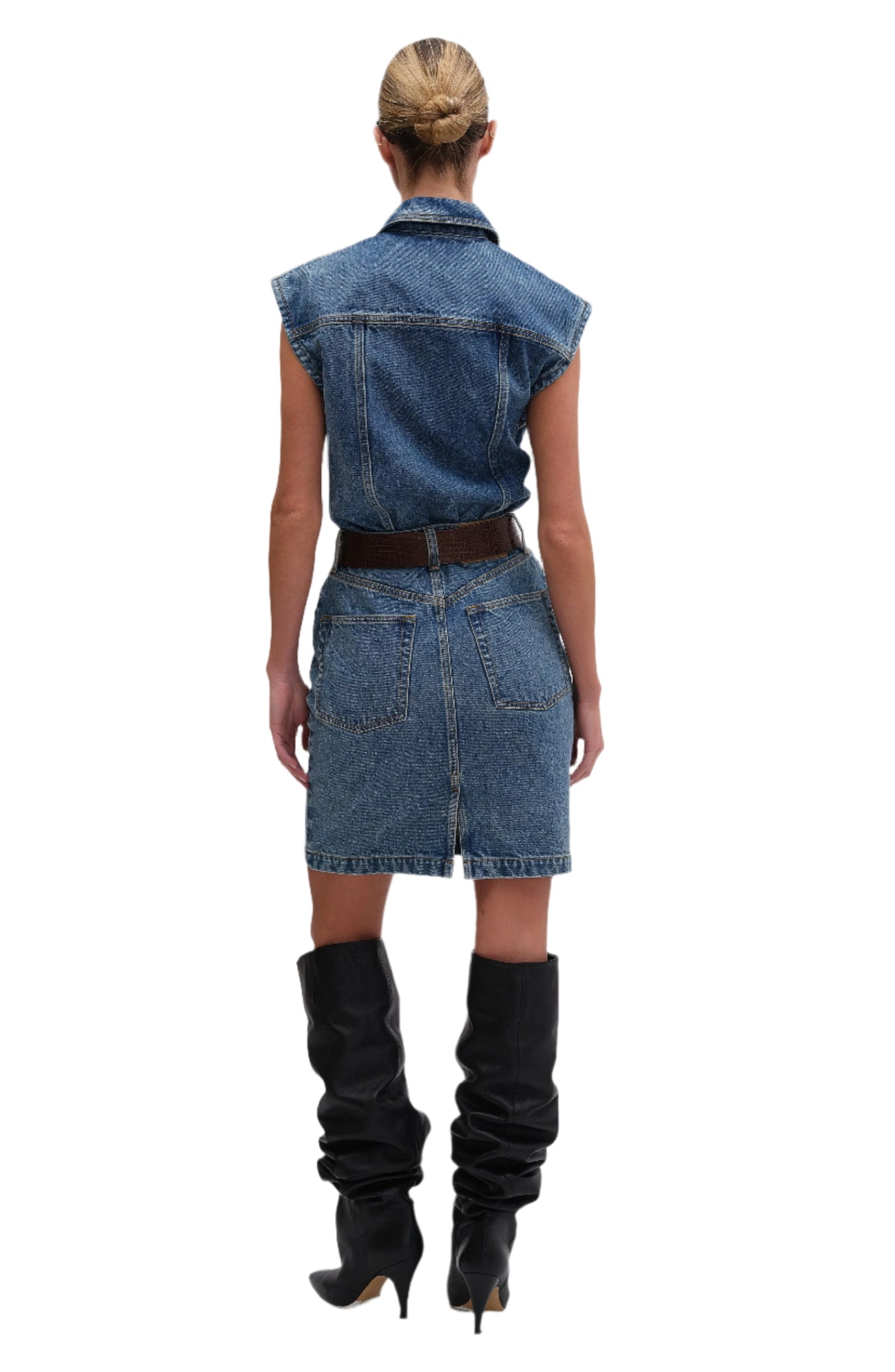 Hannah Skirt | Lightwash Blue