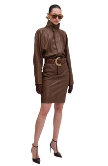 Regan Dress | Chocolate Brown