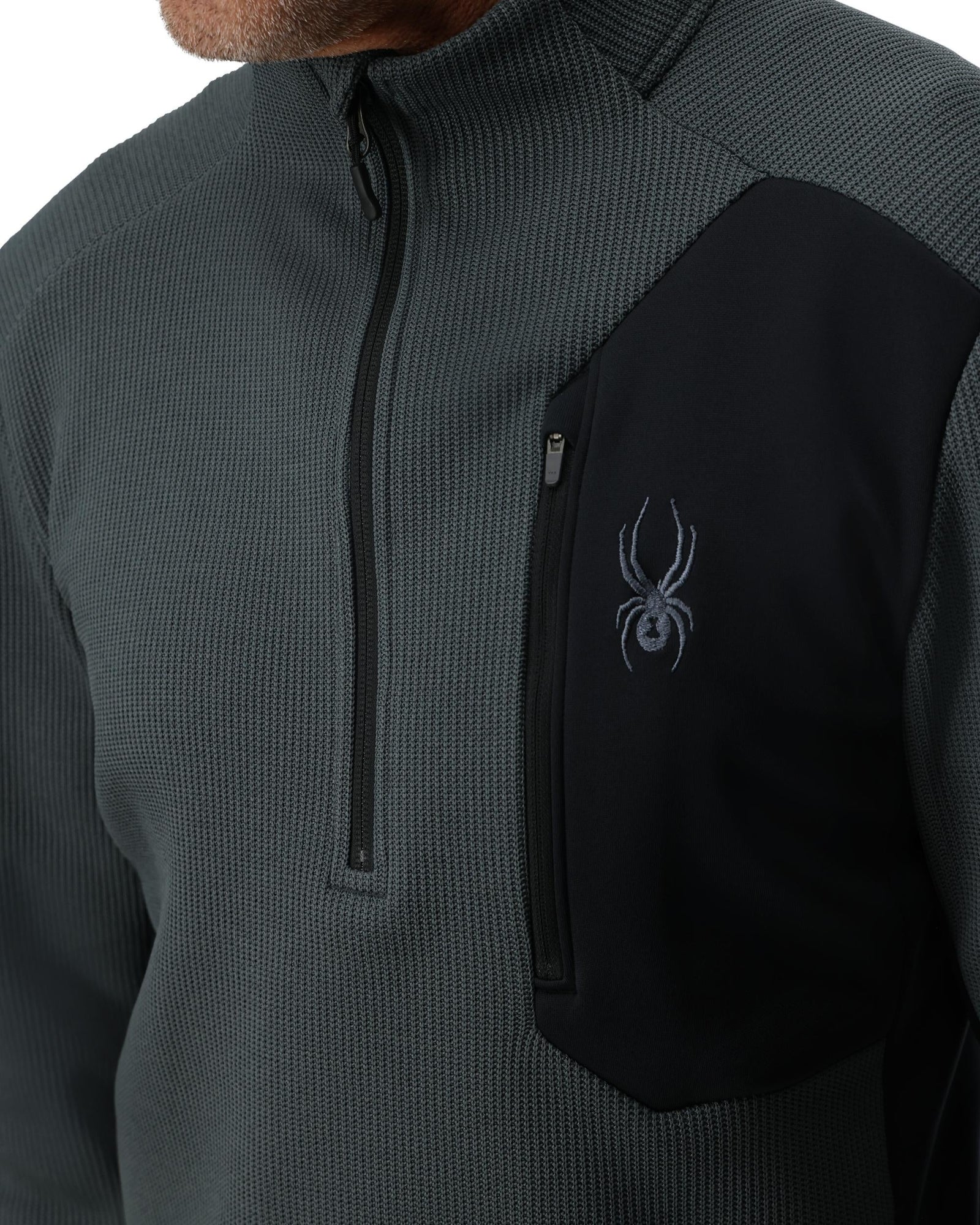Men | Bandit Half Zip Jacket | Slate Blue