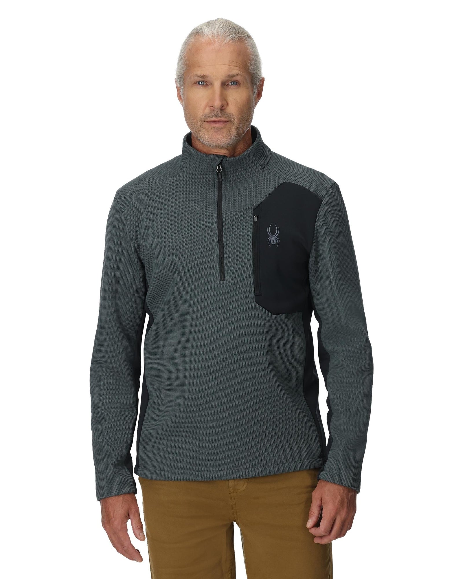 Men | Bandit Half Zip Jacket | Slate Blue