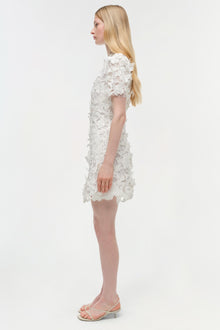 Womens | Darla Applique Mini Dress | White