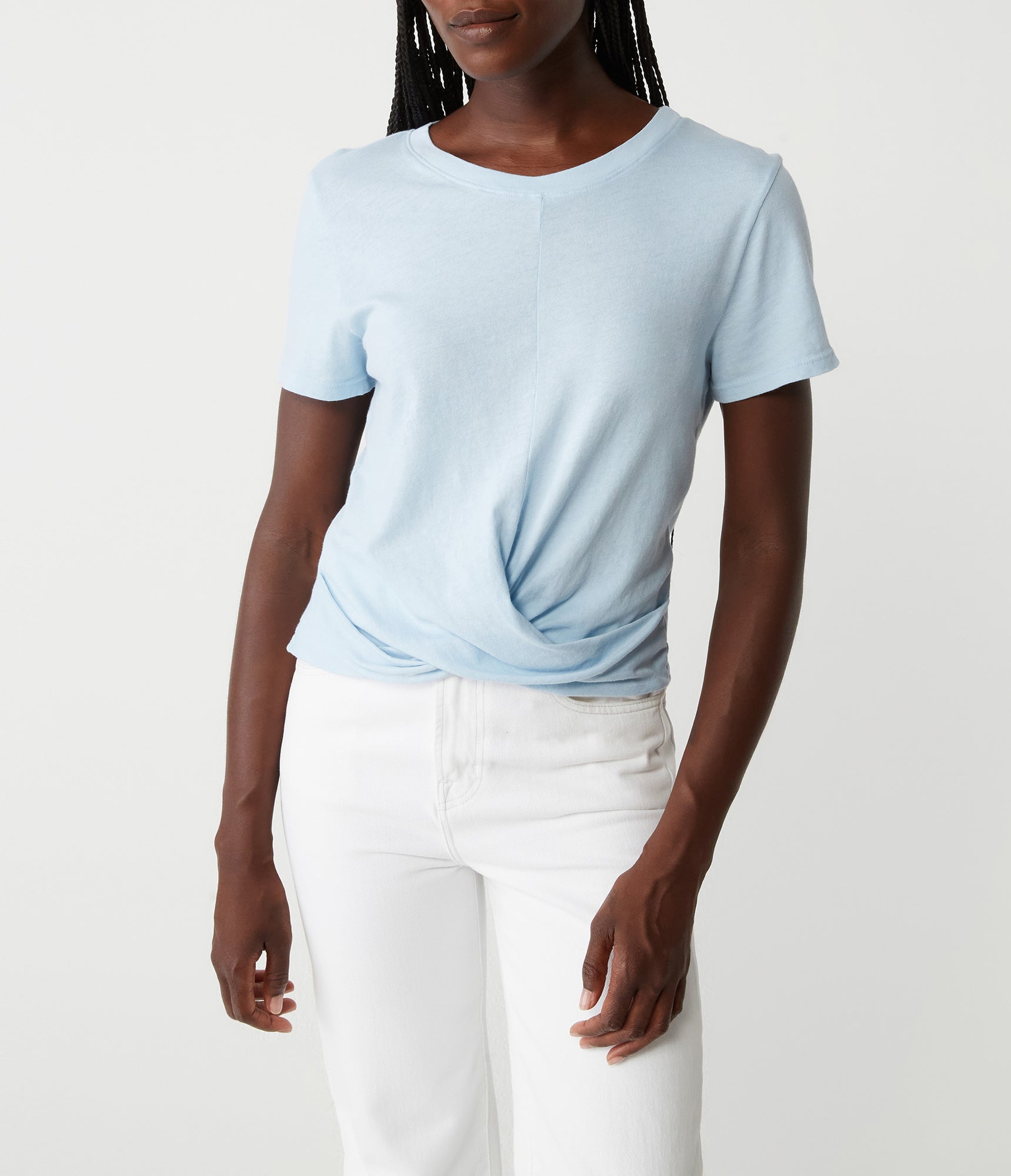 Hollis Criss Cross Tee | Fountain