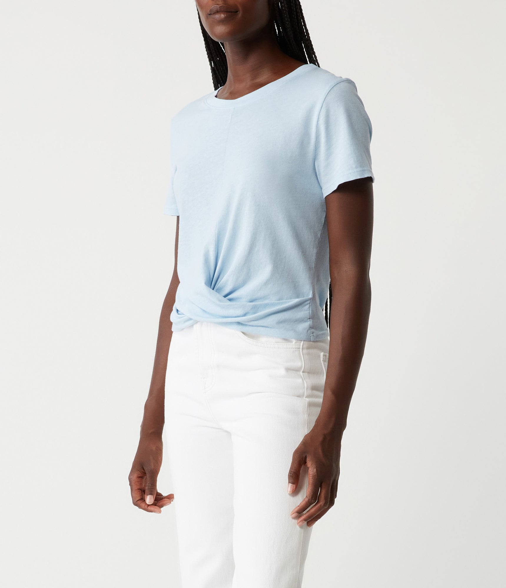 Hollis Criss Cross Tee | Fountain