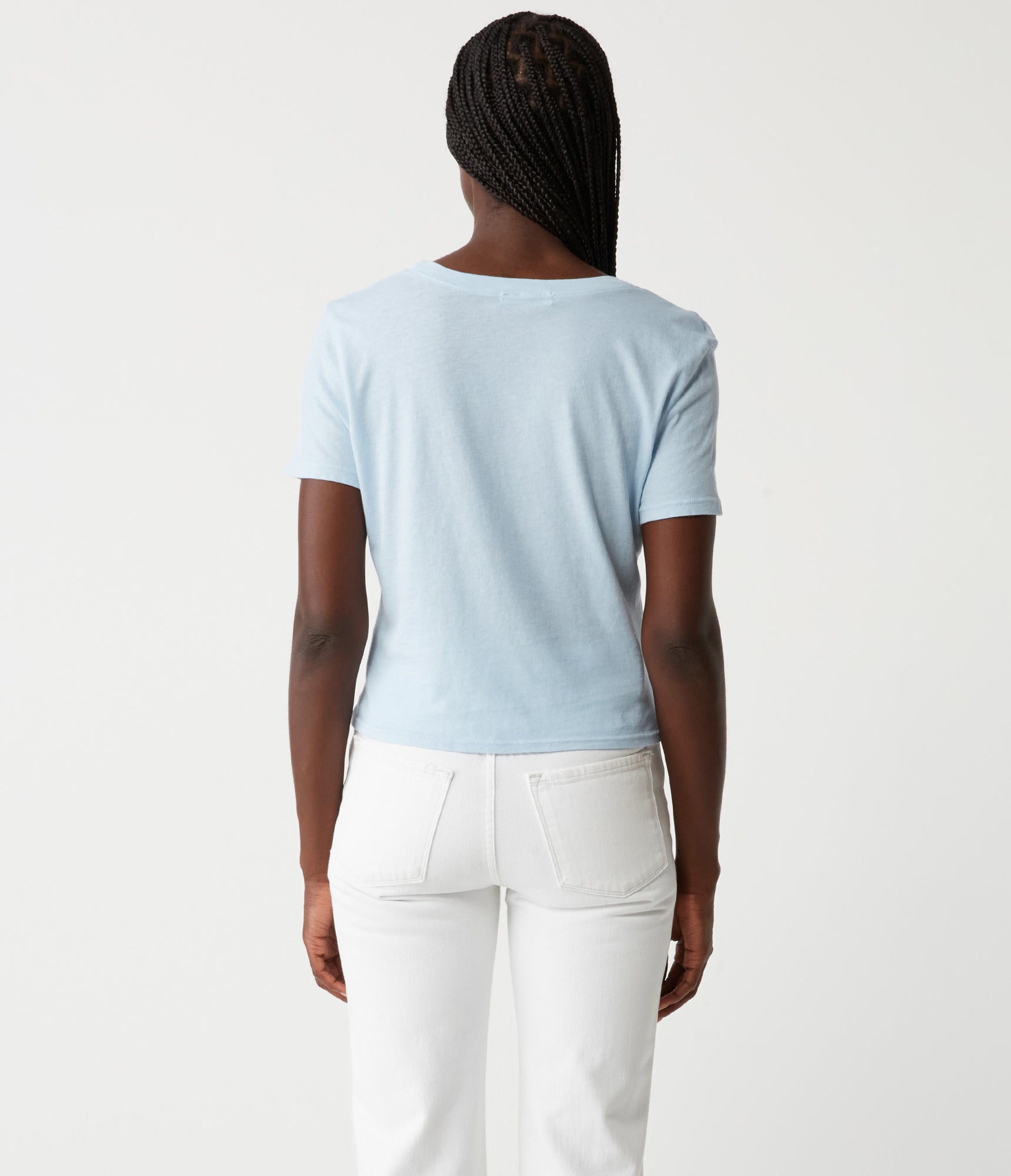 Hollis Criss Cross Tee | Fountain