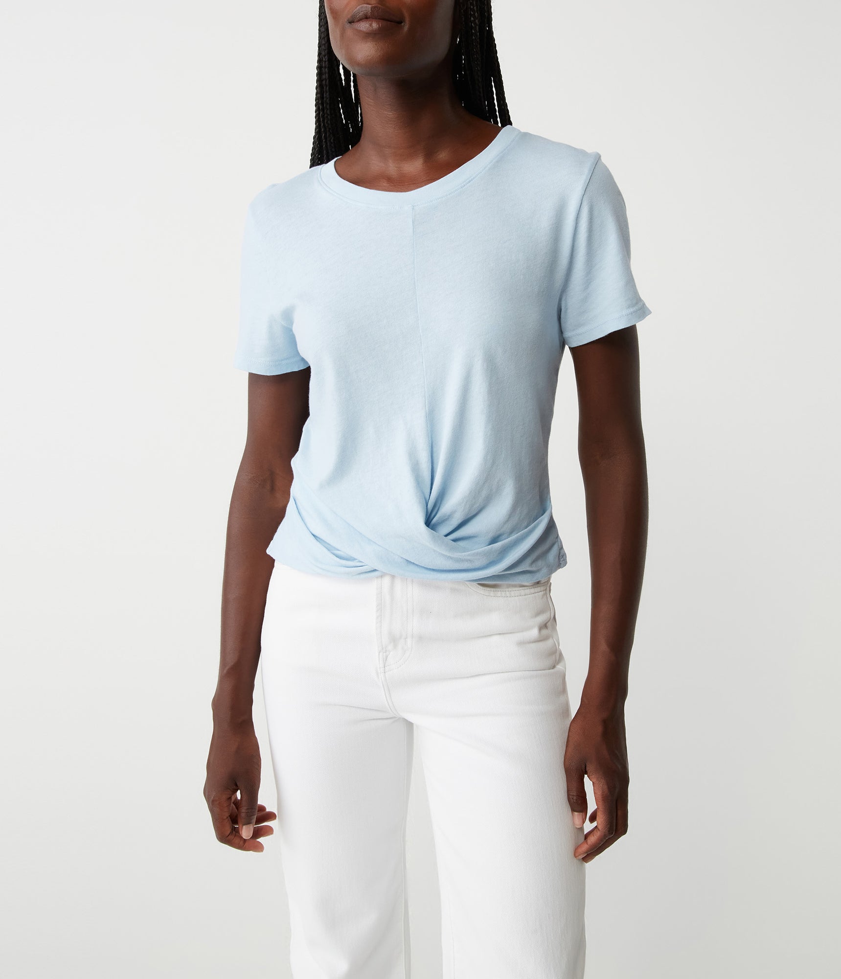 Hollis Criss Cross Tee | Fountain
