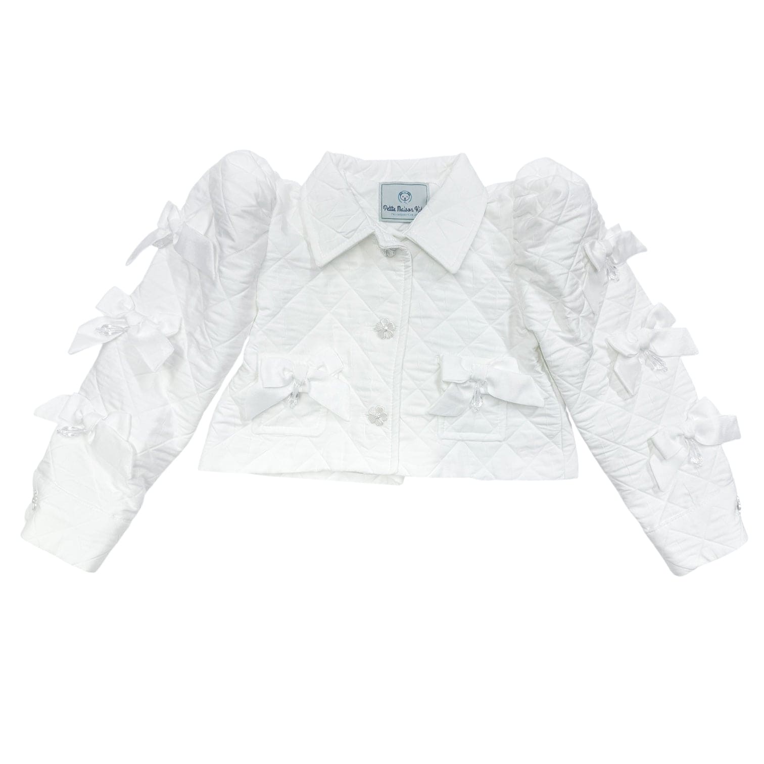 Girl | Poppy Quilted Jacket | White