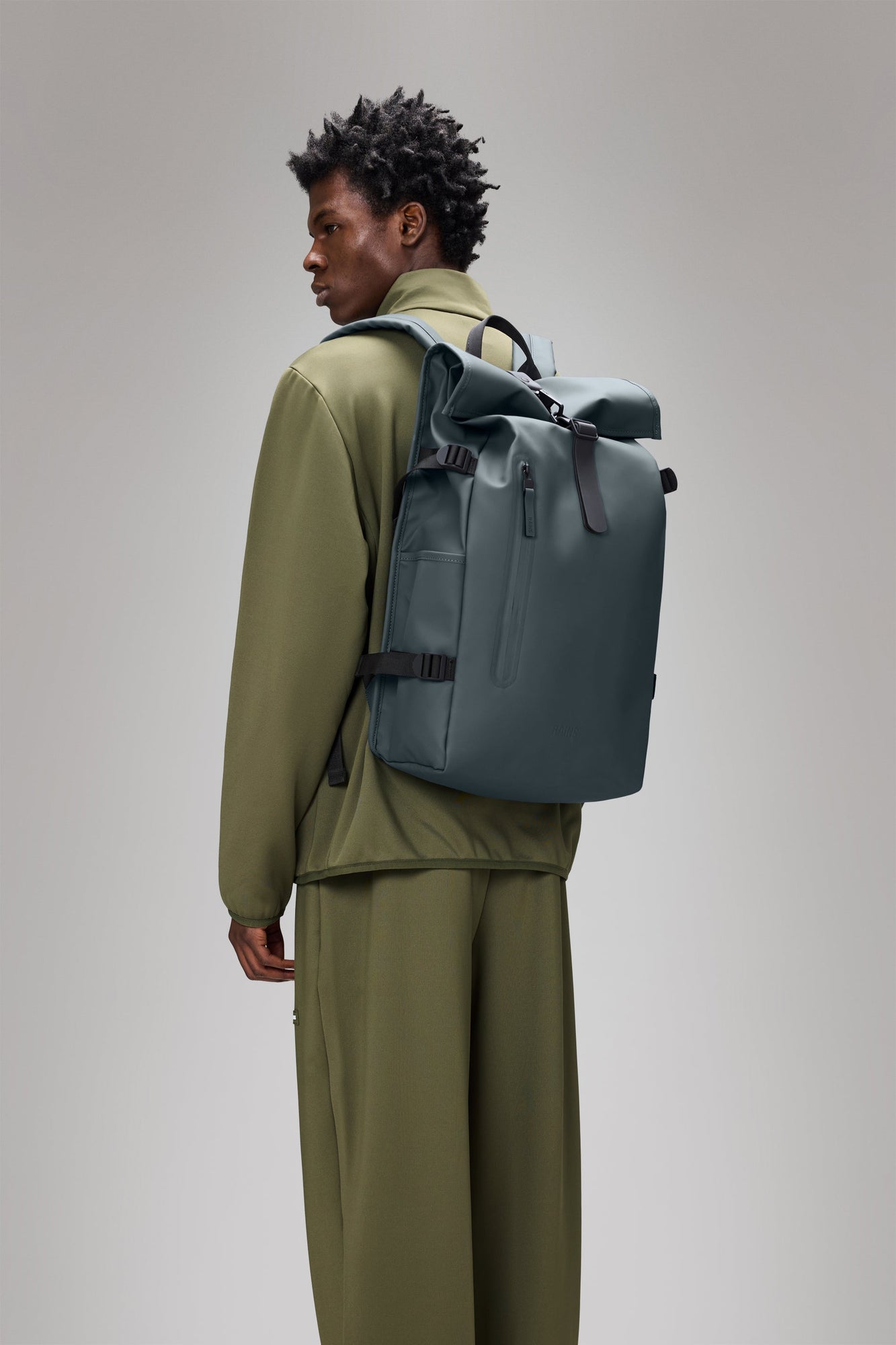 Unisex | Rolltop Rucksack - Large | Lagoon