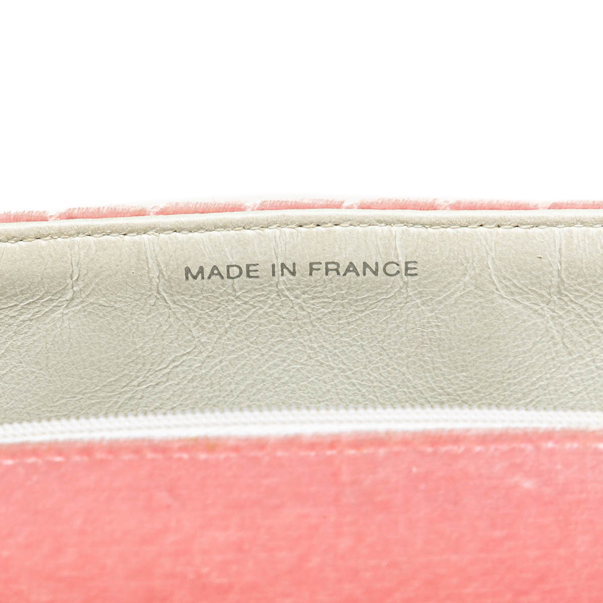 Chanel | Pre-Owned Medium Micro Quilted Velvet CC Flap | Pink