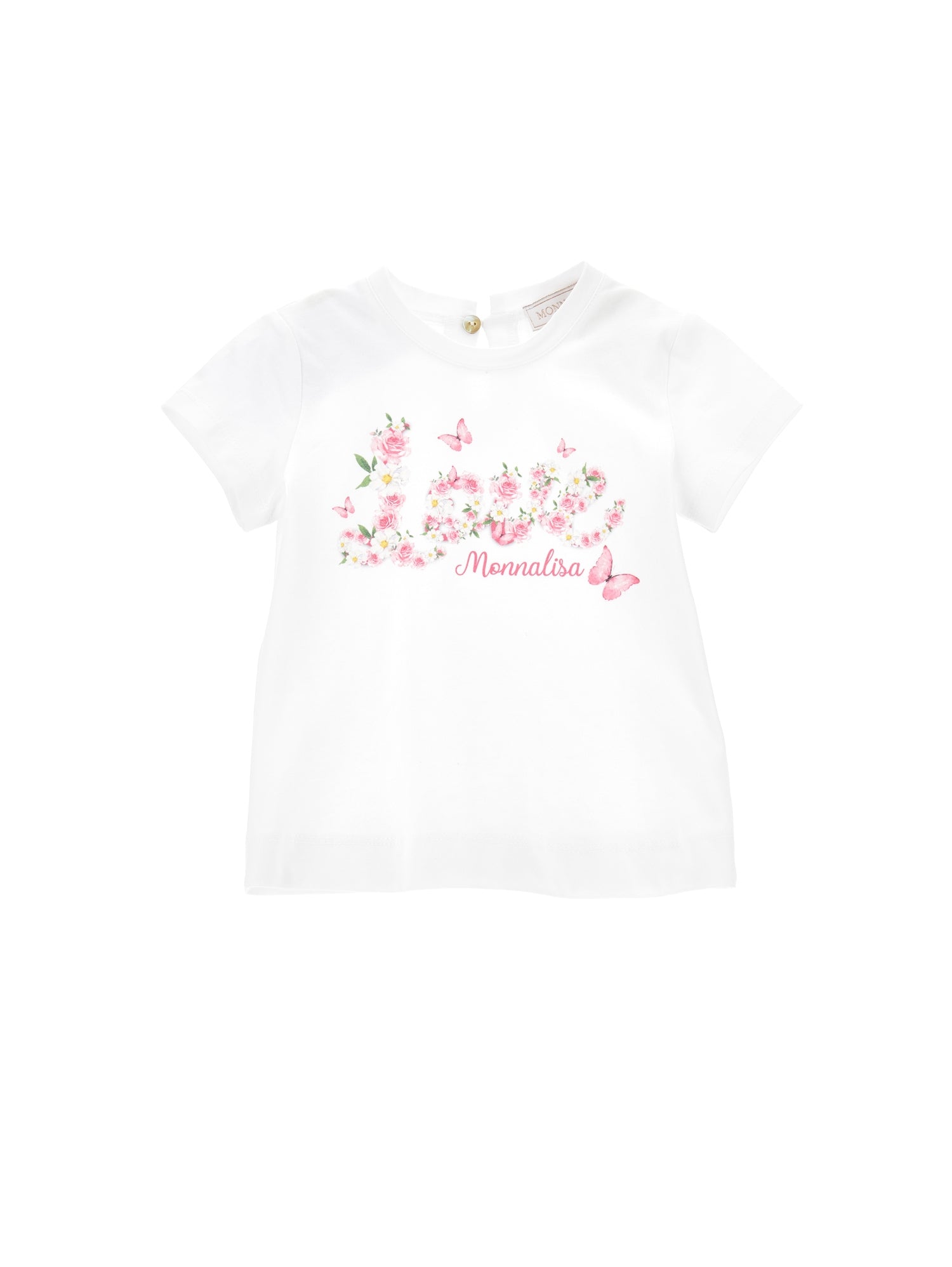 Girls | Love Jersey T-Shirt | White