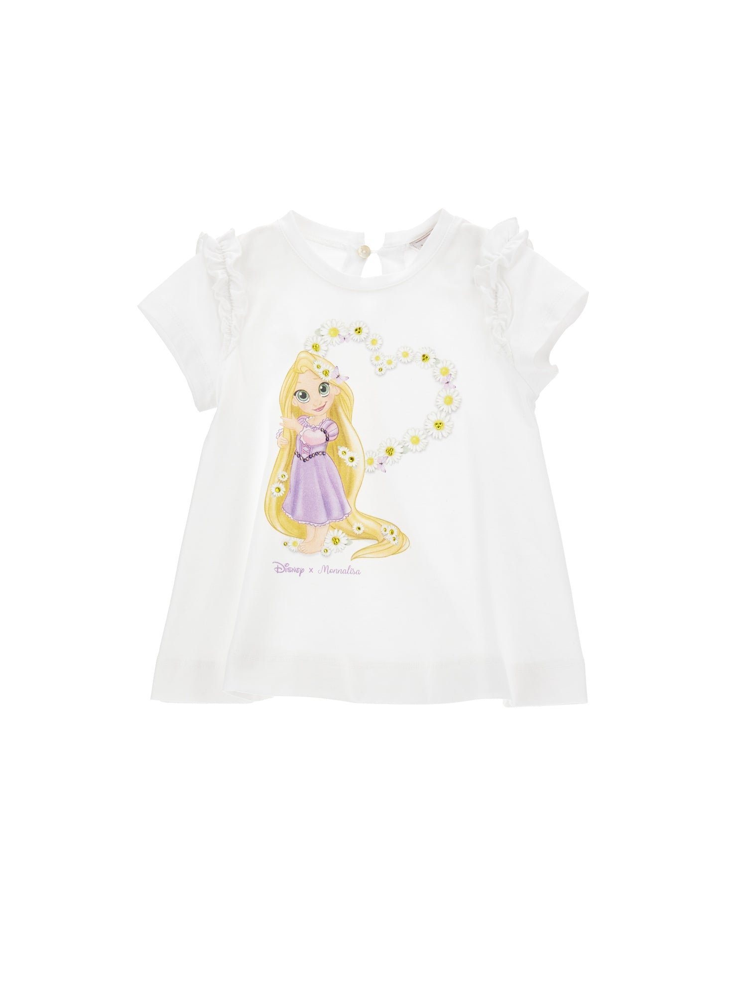 Girls | Rapunzel Jersey Maxi T-Shirt | White