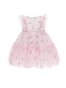 Girls | Cherry Tulle Dress | FairyTale Pink