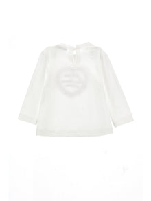 Girls | Mon Amour Tartan T-Shirt | Cream
