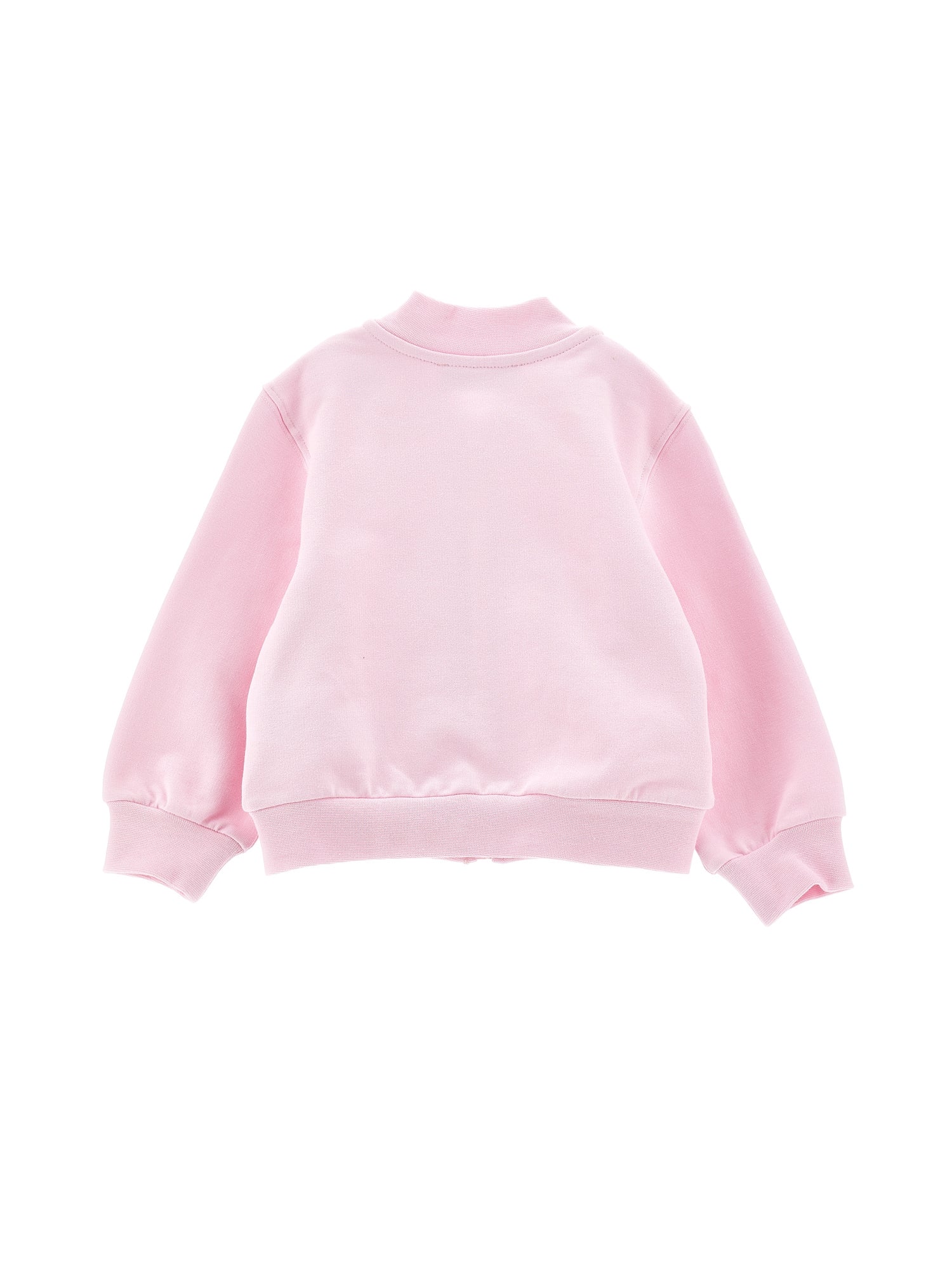 Girls | Cotton Sweatshirt With Zip | FairyTale Pink