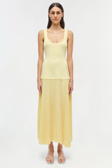 Womens | Allana Midi Dress | Buttercream