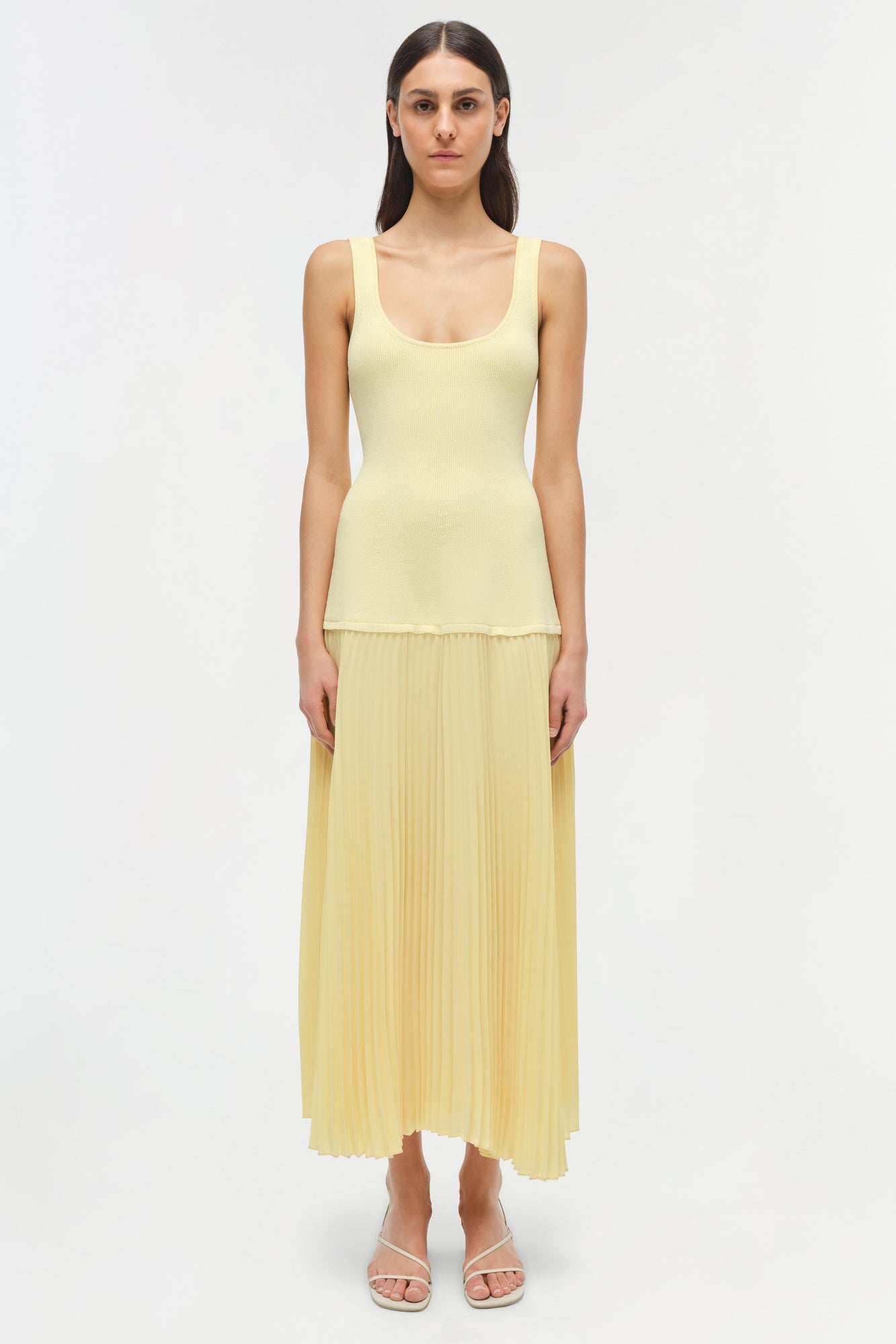 Womens | Allana Midi Dress | Buttercream