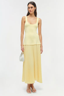 Womens | Allana Midi Dress | Buttercream