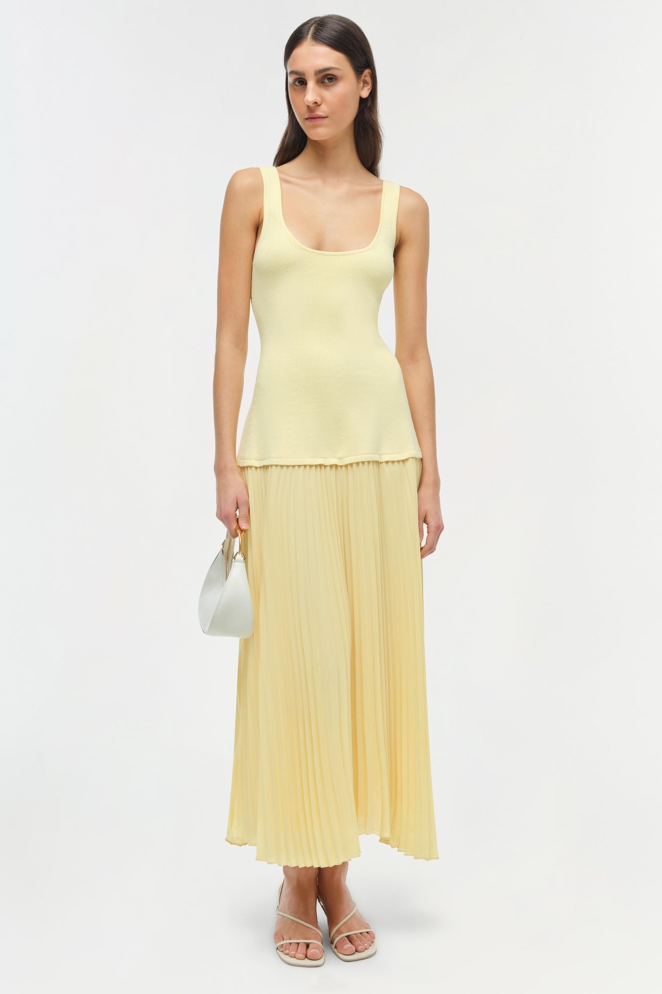 Womens | Allana Midi Dress | Buttercream