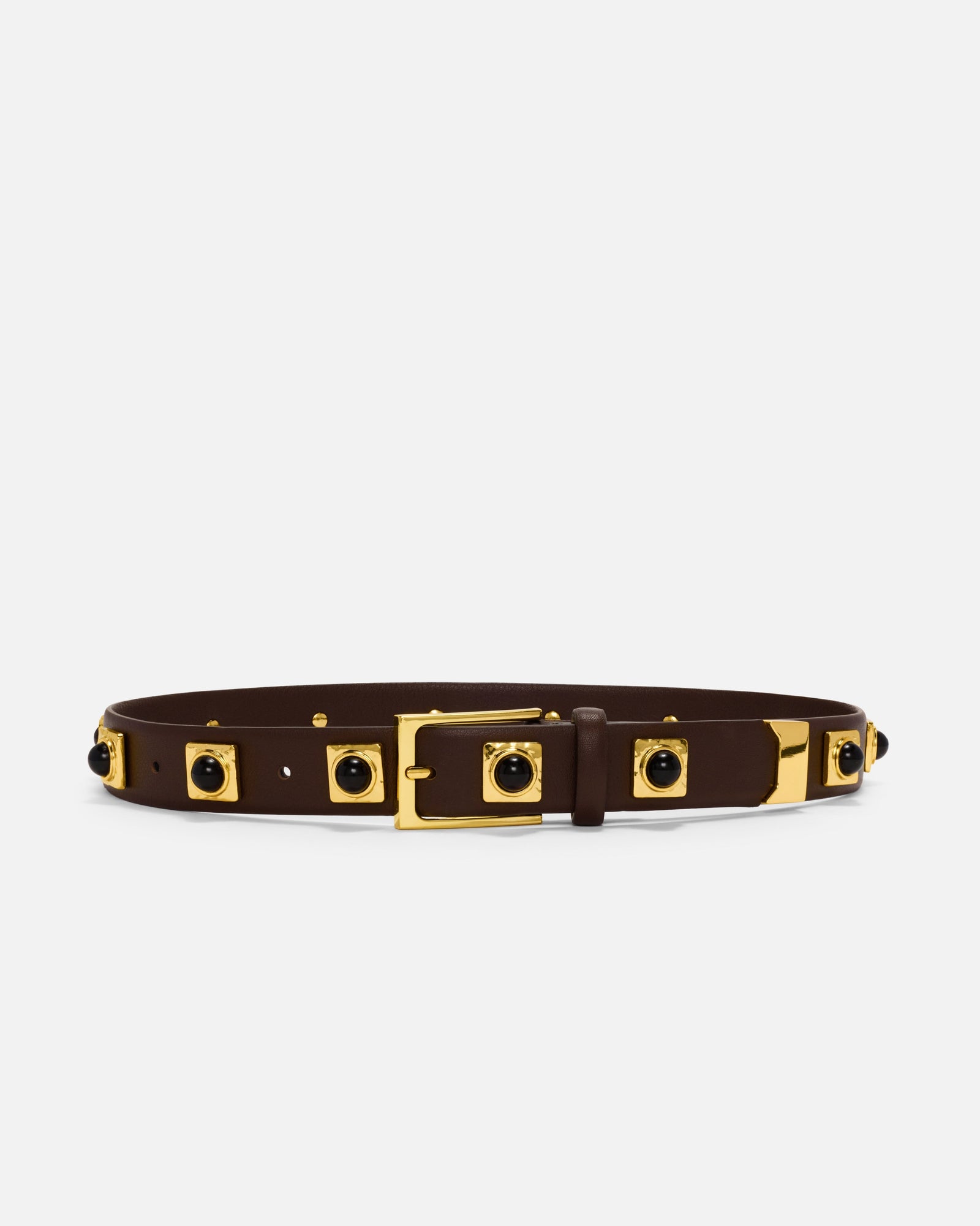 No. 2 Belt | Coco/Gold