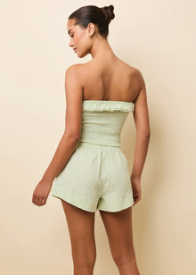 Vicky Short Matcha Gingham - Solid & Striped