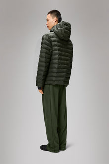 Rains Lohja Puffer Jacket Green Jacket