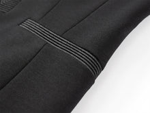 Chinese Stand-Collar Placket Jacket | Black