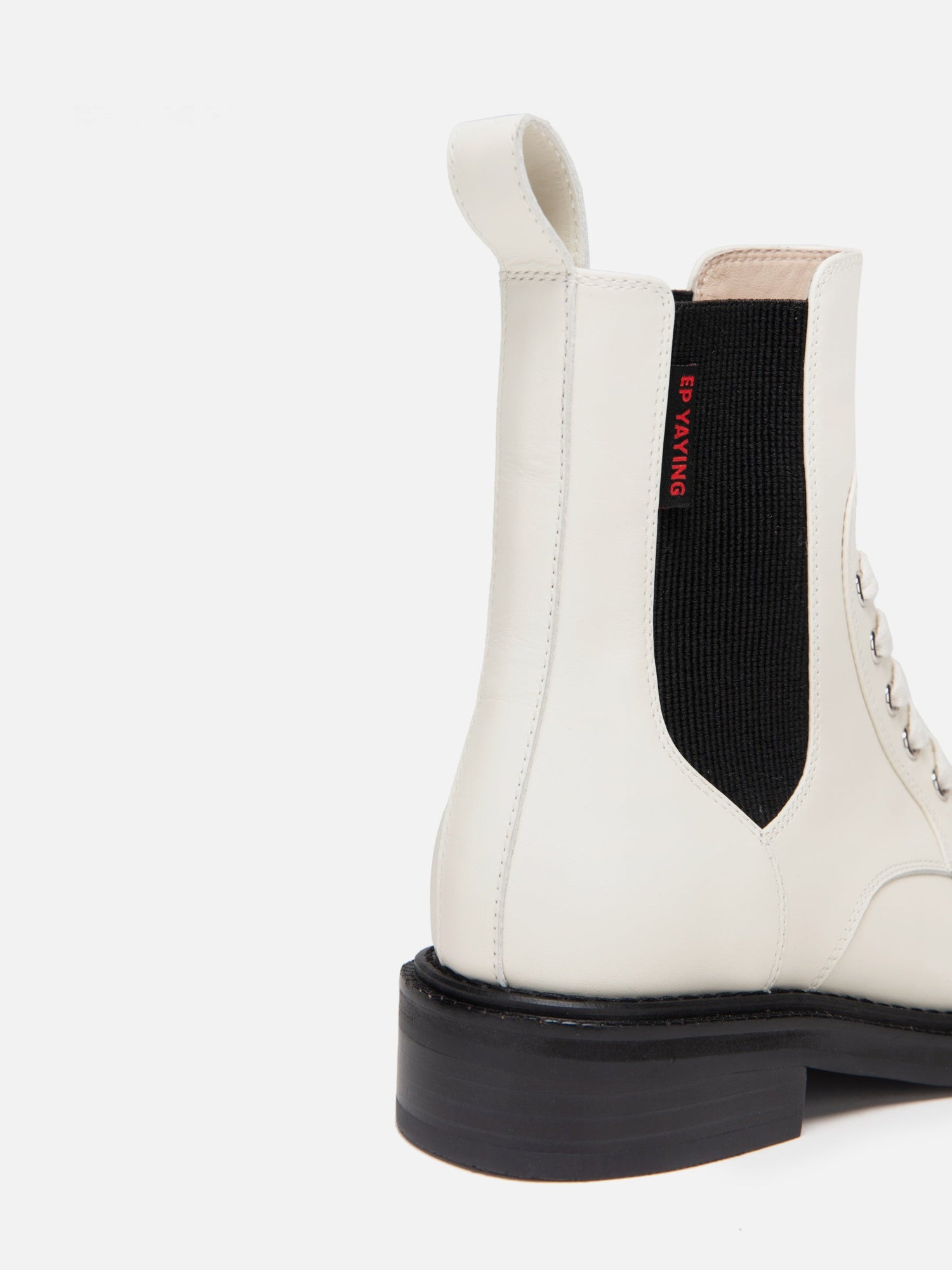 Color-Block Boot | White