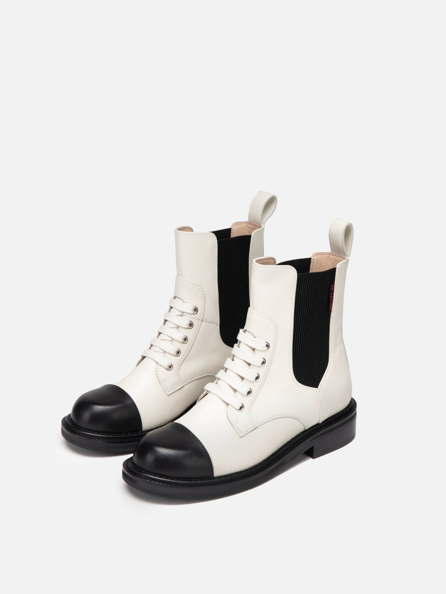 Color-Block Boot | White