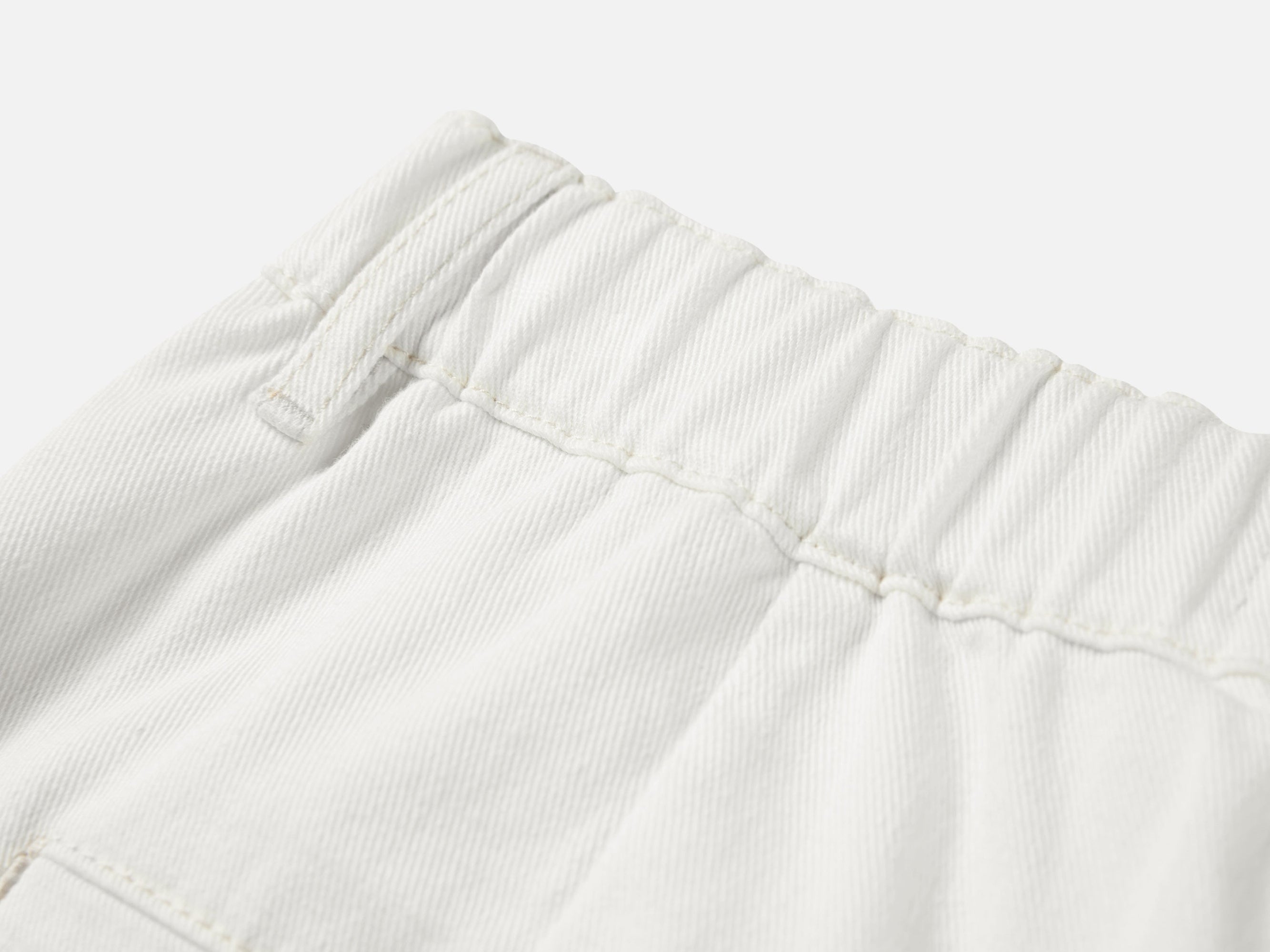 Denim Shorts | White