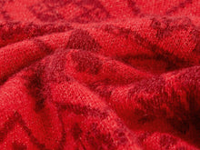 Short-Seleves Knit Cardigan With Button | Red
