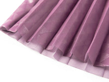 Pleated Midi Skirt | Purple