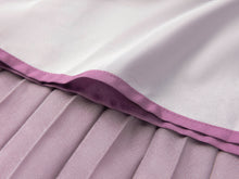 Pleated Midi Skirt | Purple