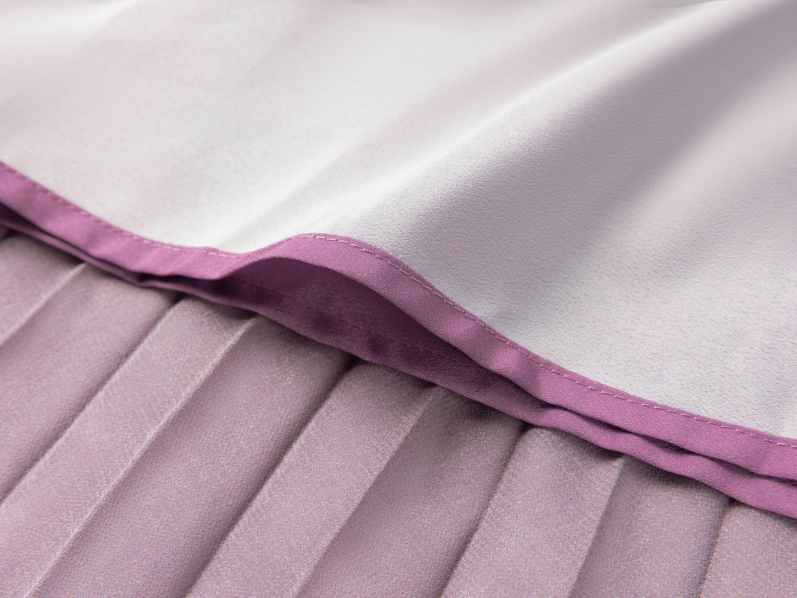 Pleated Midi Skirt | Purple