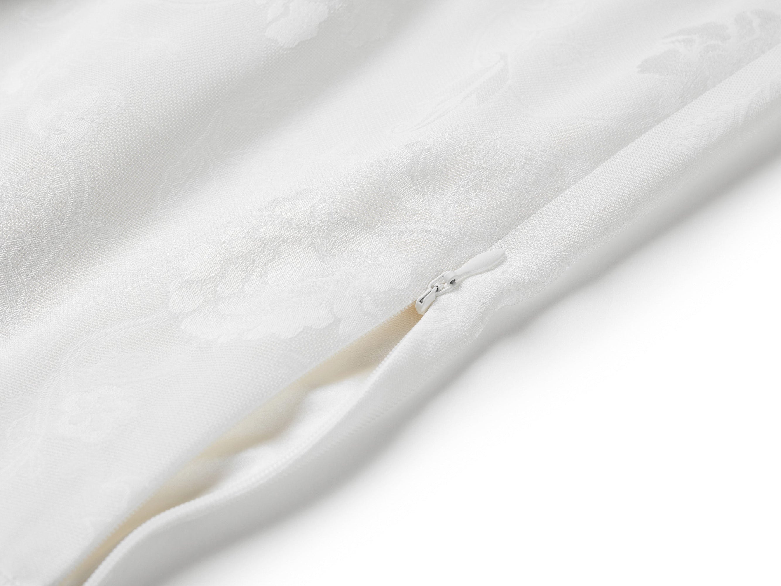 A-Line Midi Skirt | White