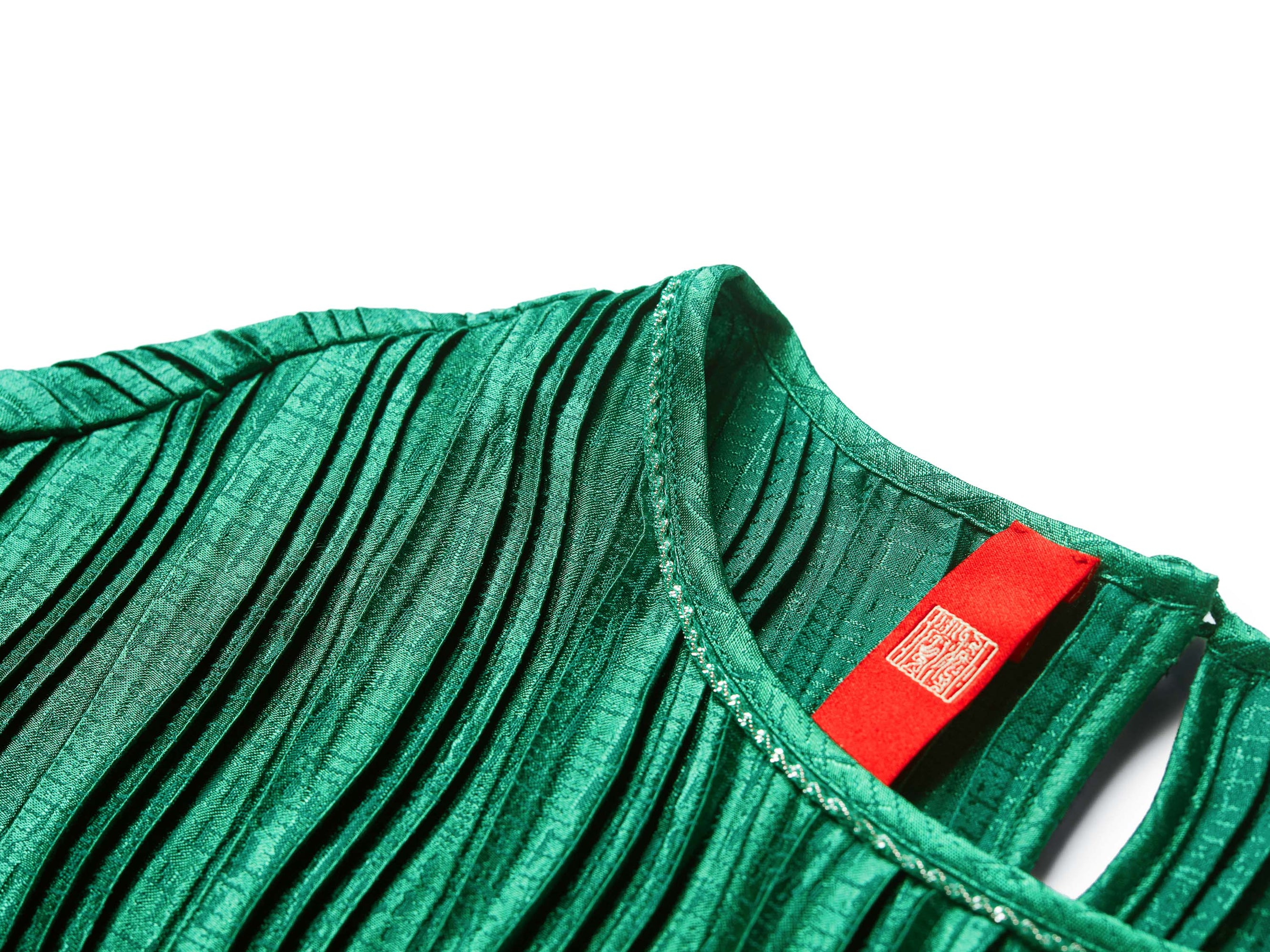 Pleated Top | Green
