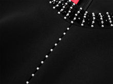 Waist-Fitted Dress | Black