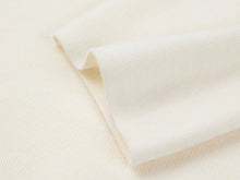 Wool Round Neck Knit Top | White