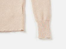 Turtleneck Cashmere Sweater | Beige