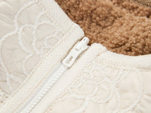 Waist-Defining Cotton Jacket | Beige