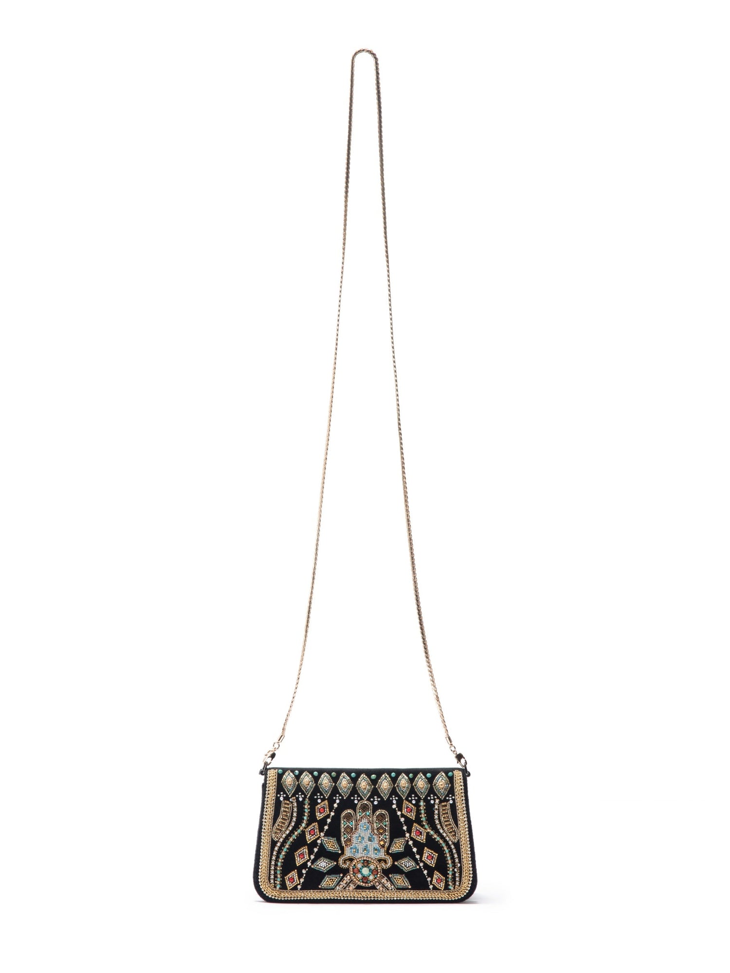 Chain Bag - Medium | Black/Brown Multi