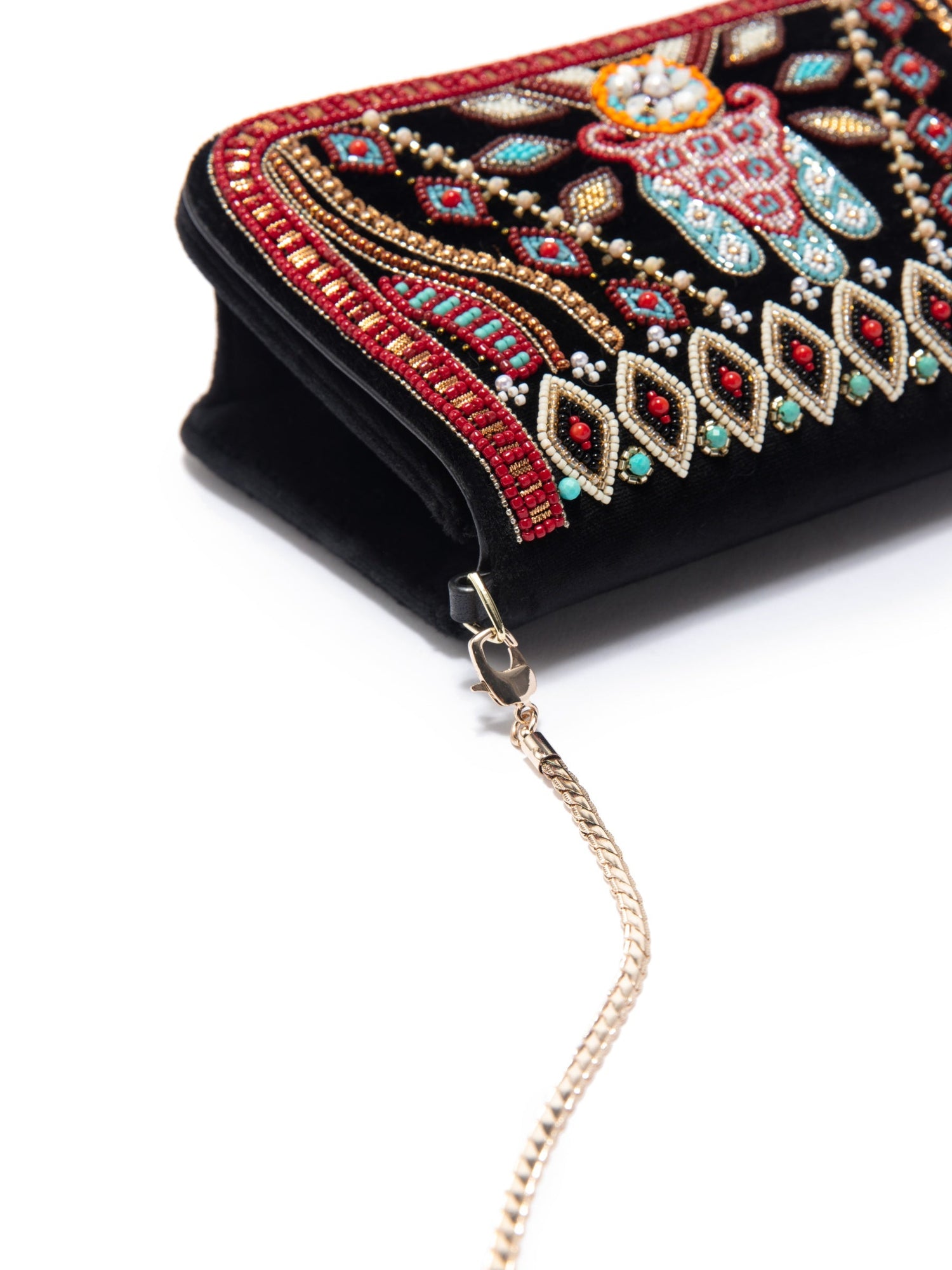 Chain Bag - Medium | Black/Brown Multi