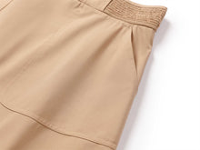 Silk and Wool Skirt | Khaki