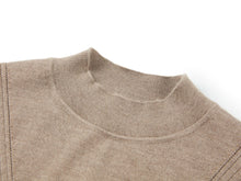 Cashmere Knit Top | Camel
